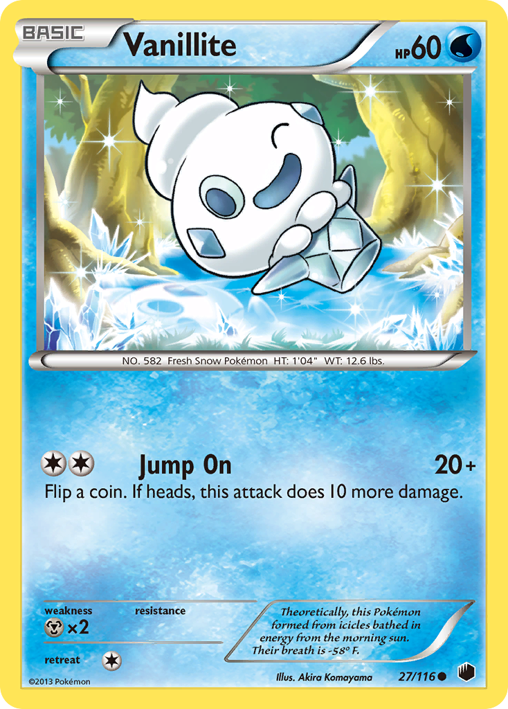 Vanillite (27/116) [Black & White: Plasma Freeze] | Mega City Incorporated