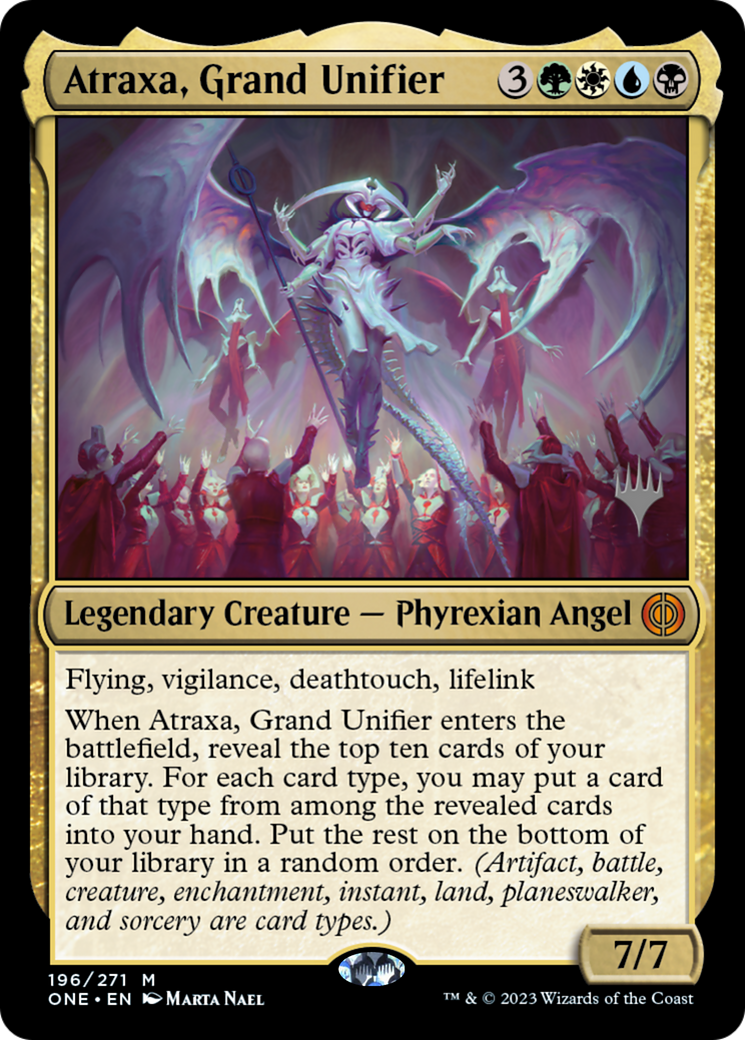 Atraxa, Grand Unifier (Promo Pack) [Phyrexia: All Will Be One Promos] | Mega City Incorporated