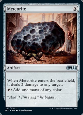 Meteorite [Core Set 2021] | Mega City Incorporated