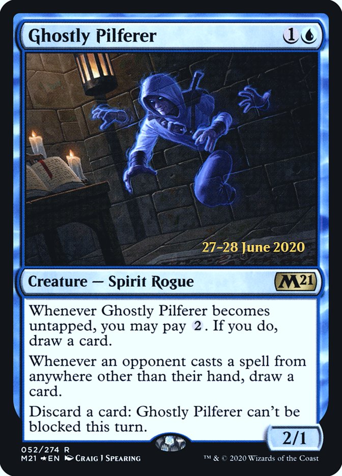 Ghostly Pilferer  [Core Set 2021 Prerelease Promos] | Mega City Incorporated