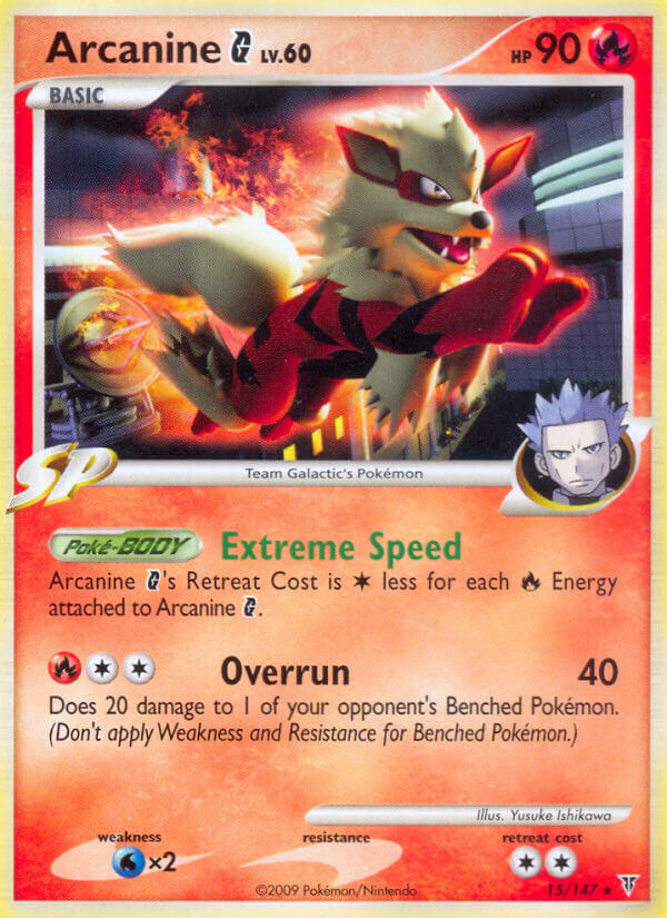 Arcanine G (15/147) (Theme Deck Exclusive) [Platinum: Supreme Victors] | Mega City Incorporated