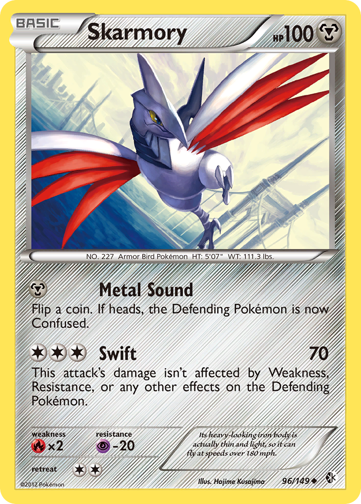 Skarmory (96/149) [Black & White: Boundaries Crossed] | Mega City Incorporated