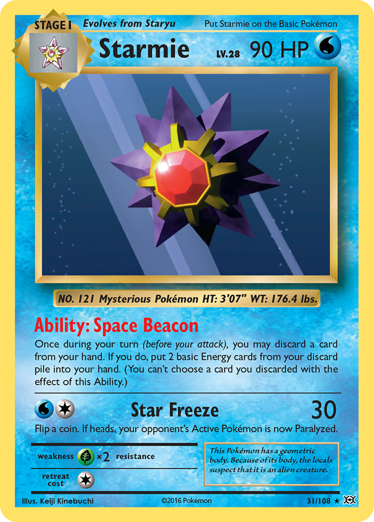 Starmie (31/108) [XY: Evolutions] | Mega City Incorporated