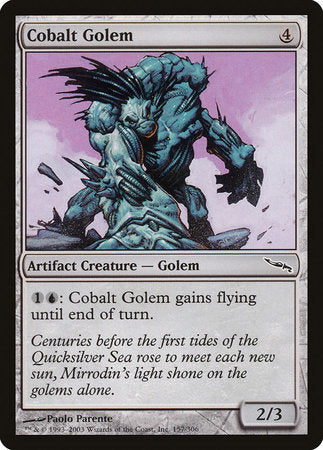 Cobalt Golem [Mirrodin] | Mega City Incorporated