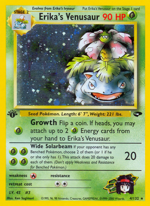 Erika's Venusaur (4/132) [Gym Challenge 1st Edition] | Mega City Incorporated