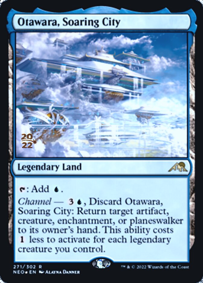 Otawara, Soaring City [Kamigawa: Neon Dynasty Prerelease Promos] | Mega City Incorporated