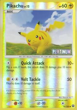 Pikachu (70/100) [Burger King Promos: 2009 Collection] | Mega City Incorporated