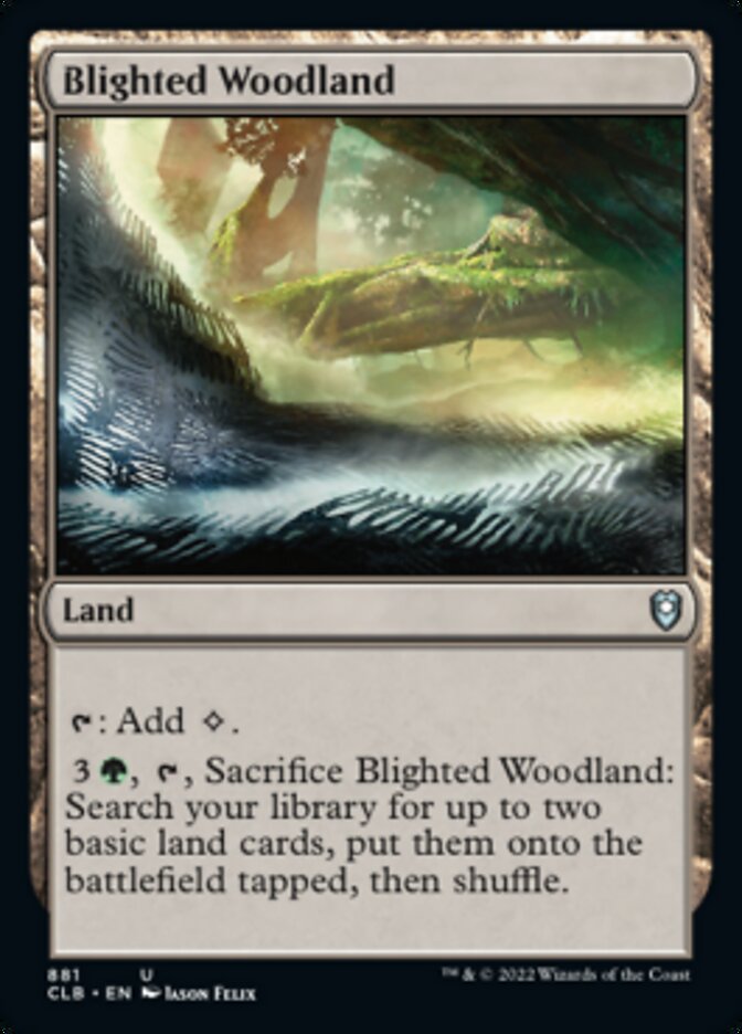 Blighted Woodland [Commander Legends: Battle for Baldur's Gate] | Mega City Incorporated