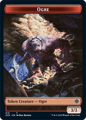 Ogre // Zombie Double-Sided Token [Starter Commander Decks] | Mega City Incorporated
