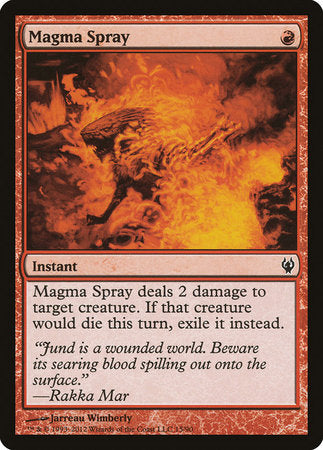 Magma Spray [Duel Decks: Izzet vs. Golgari] | Mega City Incorporated