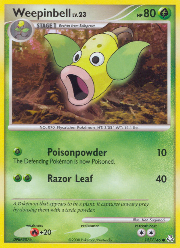 Weepinbell (127/146) [Diamond & Pearl: Legends Awakened] | Mega City Incorporated