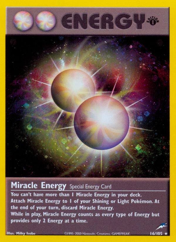 Miracle Energy (16/105) [Neo Destiny 1st Edition] | Mega City Incorporated