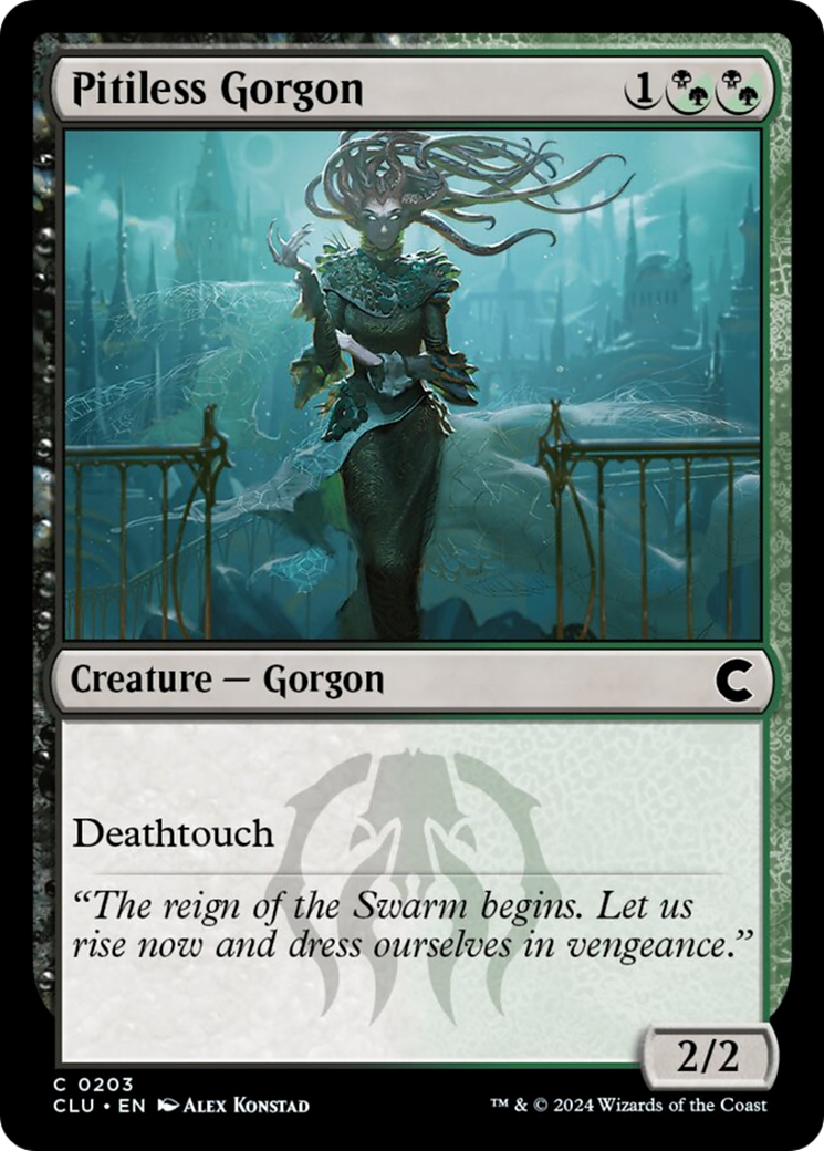 Pitiless Gorgon [Ravnica: Clue Edition] | Mega City Incorporated