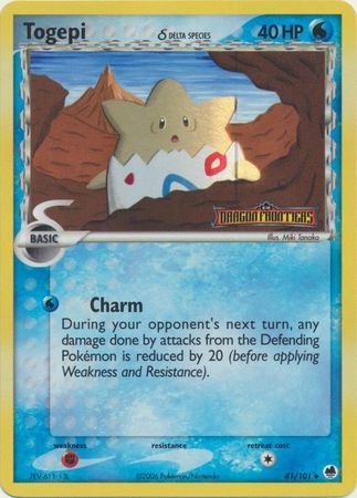 Togepi (41/101) (Delta Species) (Stamped) [EX: Dragon Frontiers] | Mega City Incorporated