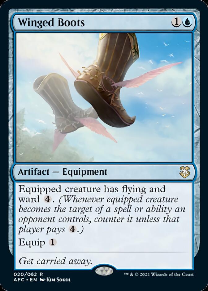 Winged Boots [Dungeons & Dragons: Adventures in the Forgotten Realms Commander] | Mega City Incorporated