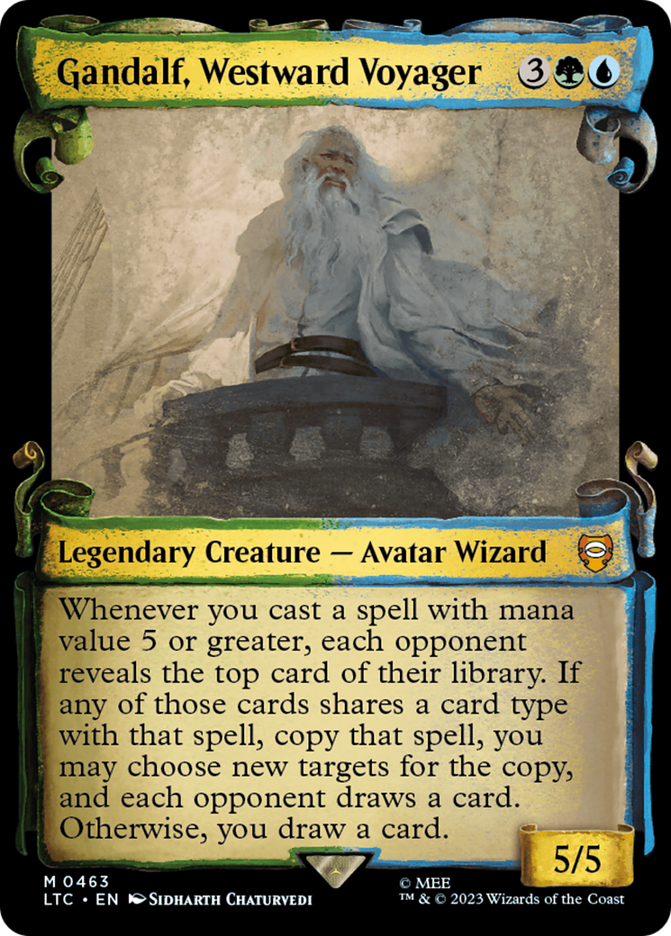 Gandalf, Westward Voyager [The Lord of the Rings: Tales of Middle-Earth Commander Showcase Scrolls] | Mega City Incorporated