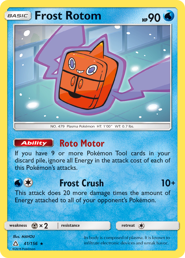 Frost Rotom (41/156) [Sun & Moon: Ultra Prism] | Mega City Incorporated