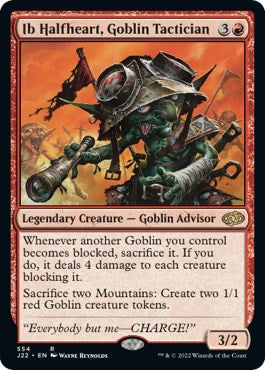 Ib Halfheart, Goblin Tactician [Jumpstart 2022] | Mega City Incorporated