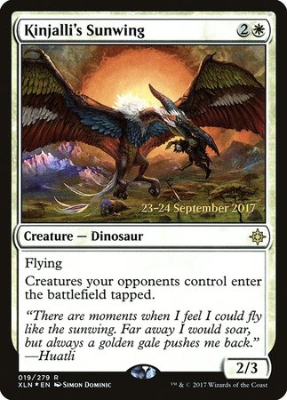 Kinjalli's Sunwing [Ixalan Promos] | Mega City Incorporated