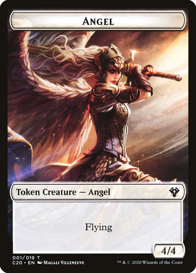 Angel Token [Commander 2020] | Mega City Incorporated