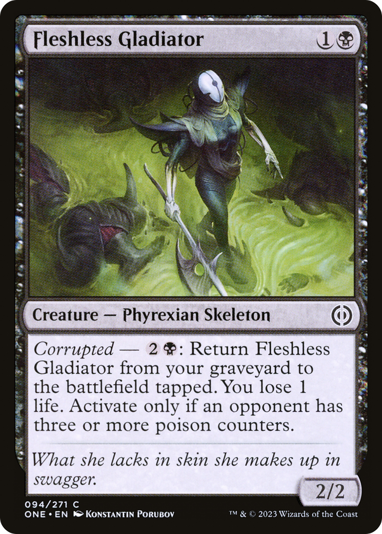 Fleshless Gladiator [Phyrexia: All Will Be One] | Mega City Incorporated