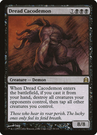 Dread Cacodemon [Commander 2011] | Mega City Incorporated