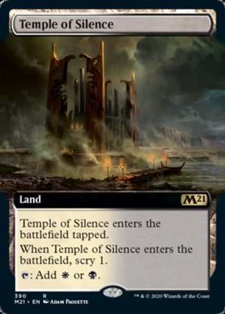 Temple of Silence (Extended Art) [Core Set 2021] | Mega City Incorporated