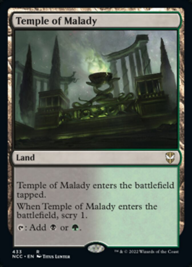 Temple of Malady [Streets of New Capenna Commander] | Mega City Incorporated