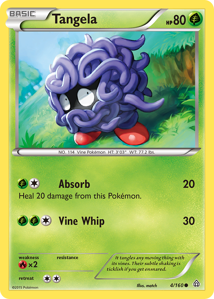 Tangela (4/160) [XY: Primal Clash] | Mega City Incorporated