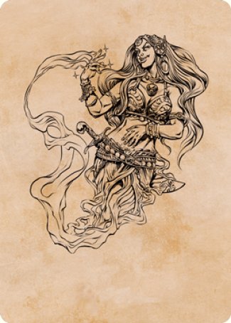 Djinni Windseer (Showcase) Art Card [Dungeons & Dragons: Adventures in the Forgotten Realms Art Series] | Mega City Incorporated