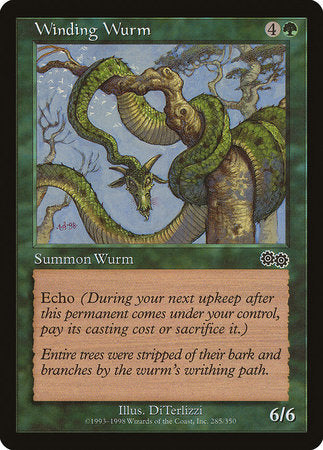 Winding Wurm [Urza's Saga] | Mega City Incorporated