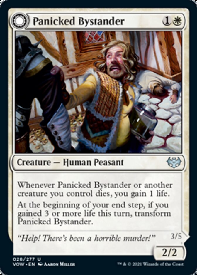 Panicked Bystander // Cackling Culprit [Innistrad: Crimson Vow] | Mega City Incorporated