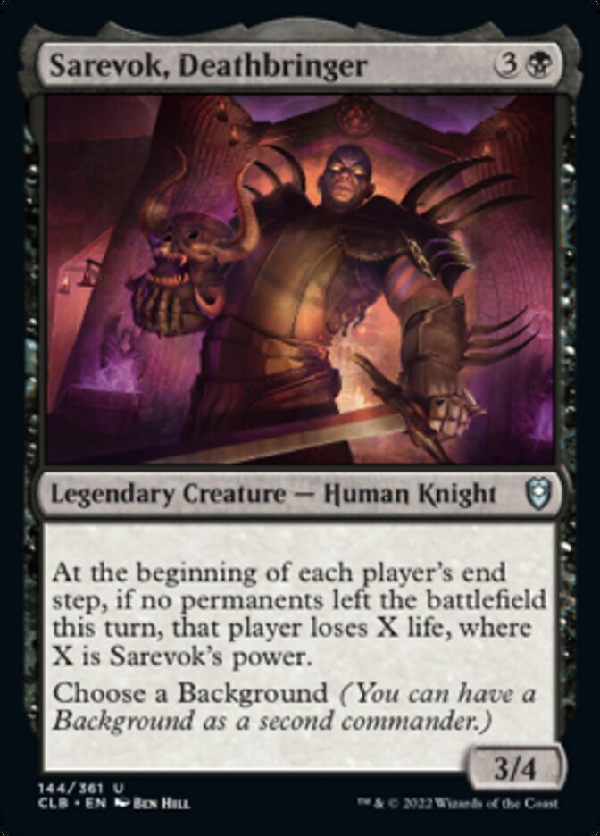 Sarevok, Deathbringer [Commander Legends: Battle for Baldur's Gate] | Mega City Incorporated