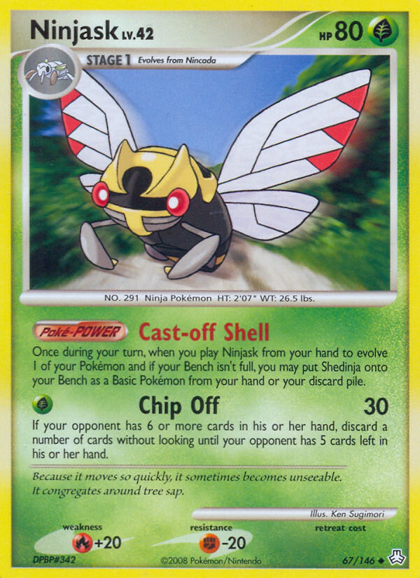 Ninjask (67/146) [Diamond & Pearl: Legends Awakened] | Mega City Incorporated