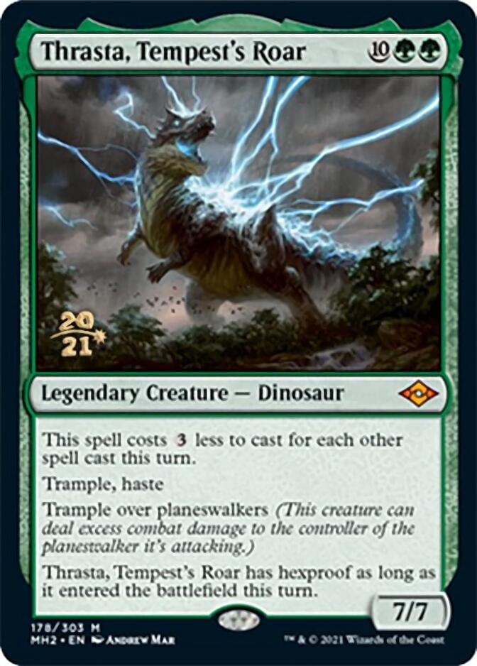 Thrasta, Tempest's Roar [Modern Horizons 2 Prerelease Promos] | Mega City Incorporated