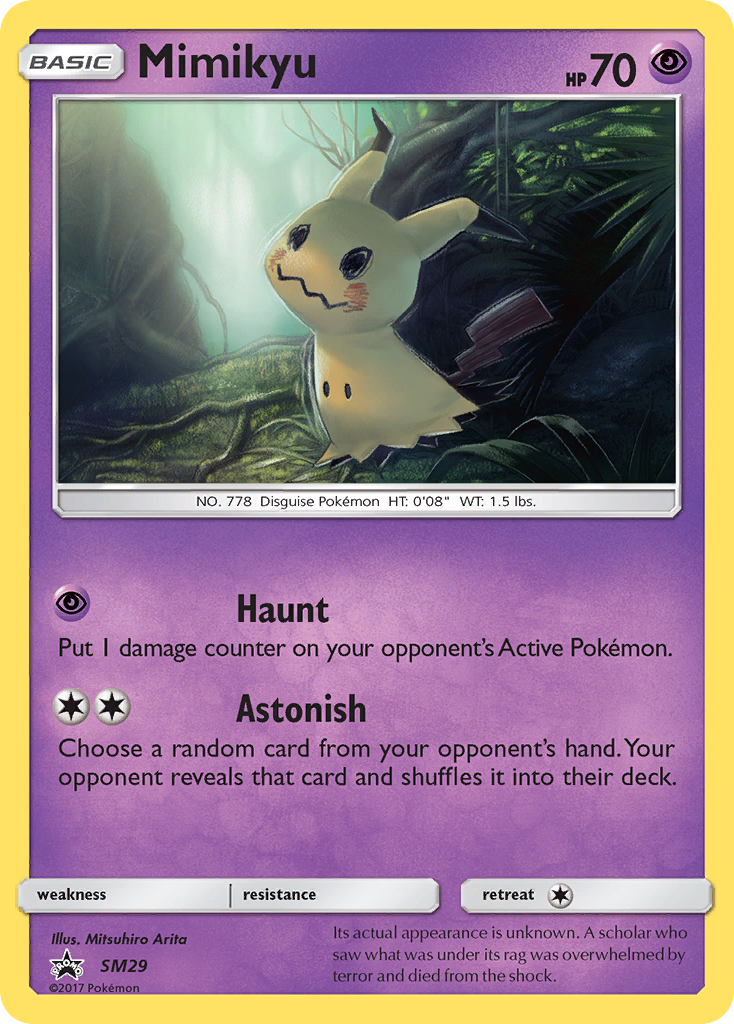 Mimikyu (SM29) [Sun & Moon: Black Star Promos] | Mega City Incorporated