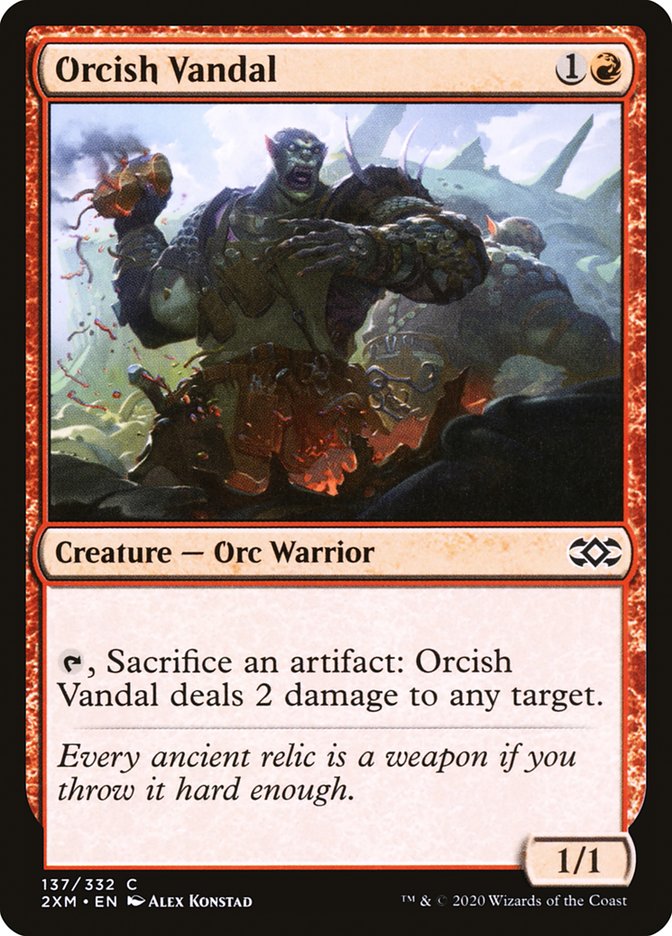 Orcish Vandal [Double Masters] | Mega City Incorporated