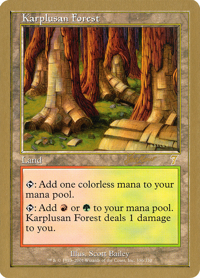 Karplusan Forest (Sim Han How) [World Championship Decks 2002] | Mega City Incorporated