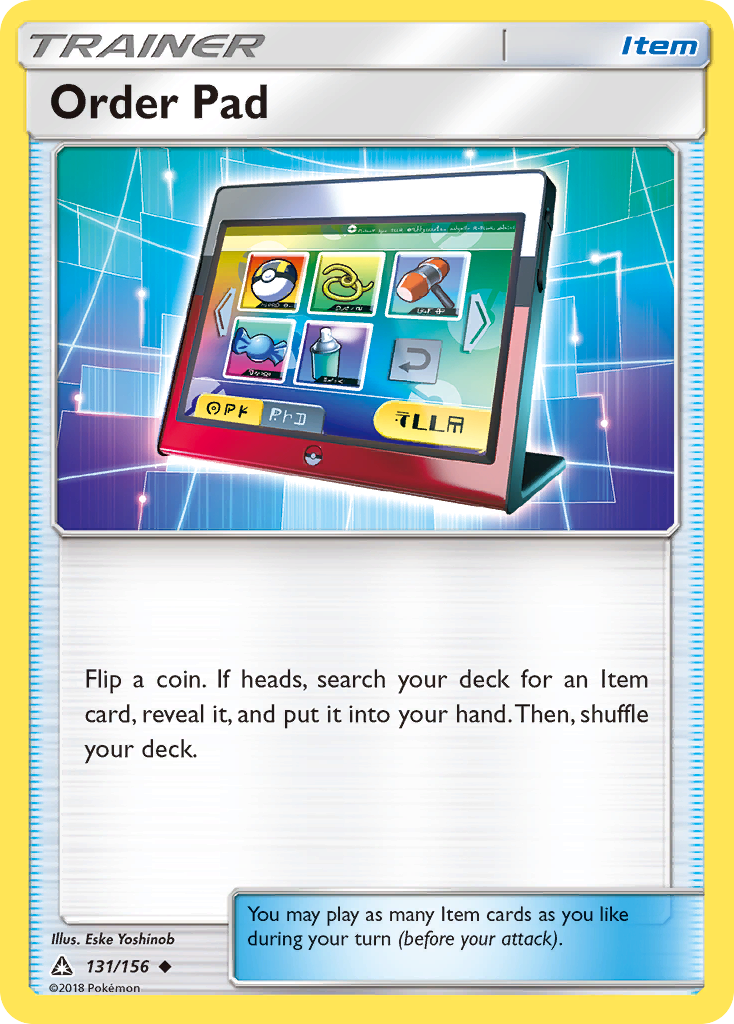 Order Pad (131/156) [Sun & Moon: Ultra Prism] | Mega City Incorporated