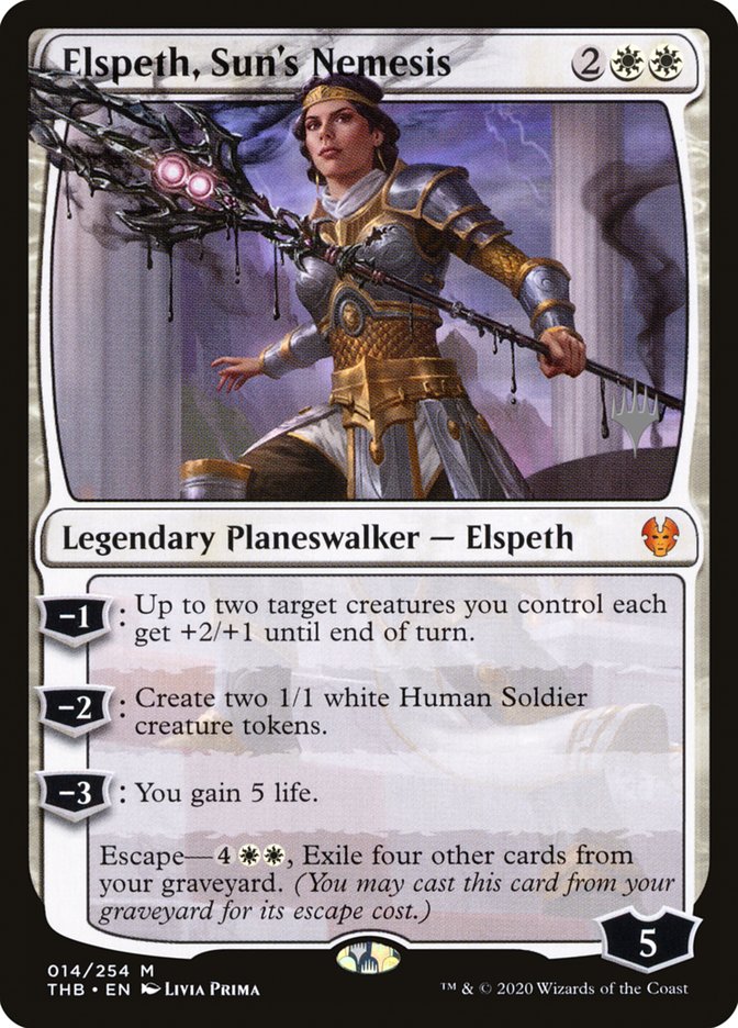 Elspeth, Sun's Nemesis (Promo Pack) [Theros Beyond Death Promos] | Mega City Incorporated