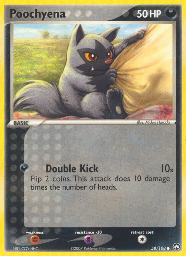 Poochyena (58/108) [EX: Power Keepers] | Mega City Incorporated