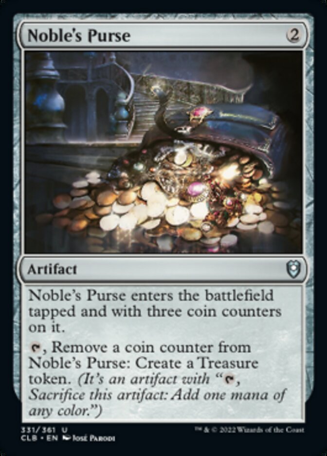 Noble's Purse [Commander Legends: Battle for Baldur's Gate] | Mega City Incorporated