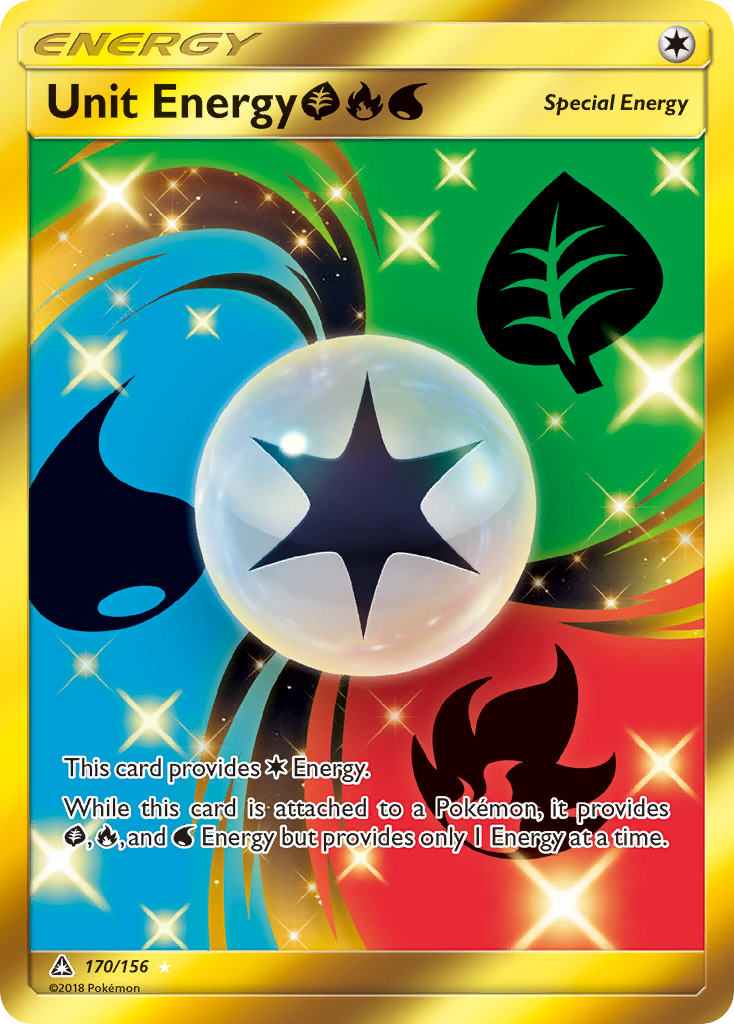 Unit Energy (170/156) (Grass, Fire, Water) [Sun & Moon: Ultra Prism] | Mega City Incorporated