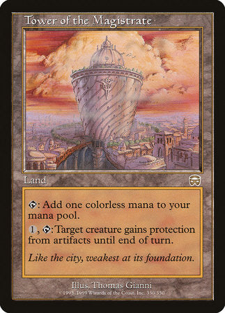 Tower of the Magistrate [Mercadian Masques] | Mega City Incorporated