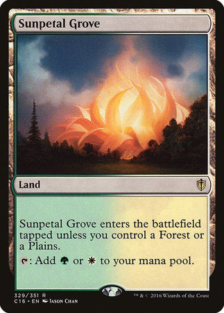 Sunpetal Grove [Commander 2016] | Mega City Incorporated
