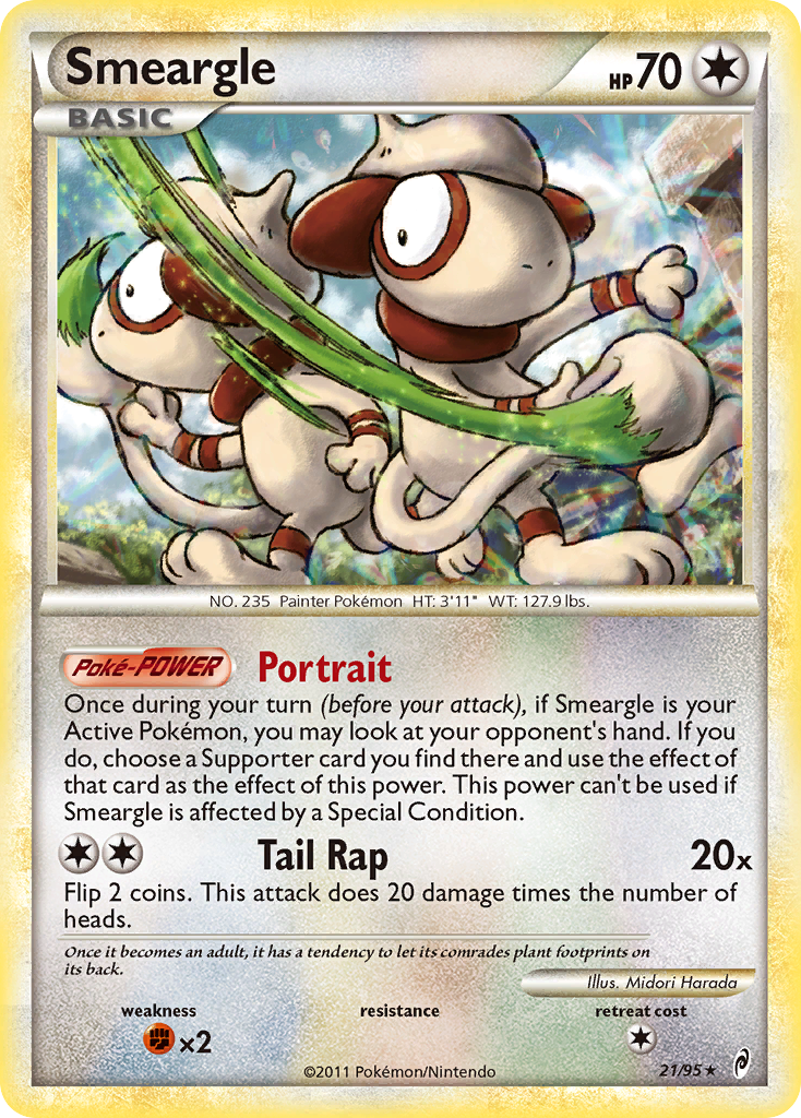 Smeargle (21/95) [HeartGold & SoulSilver: Call of Legends] | Mega City Incorporated