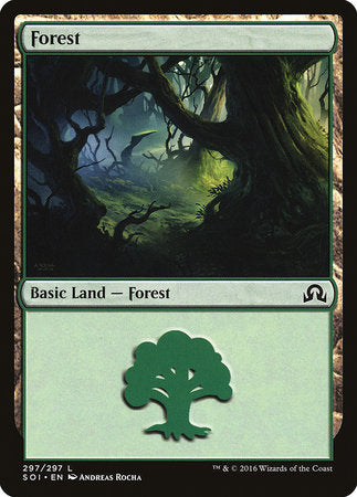 Forest (297) [Shadows over Innistrad] | Mega City Incorporated