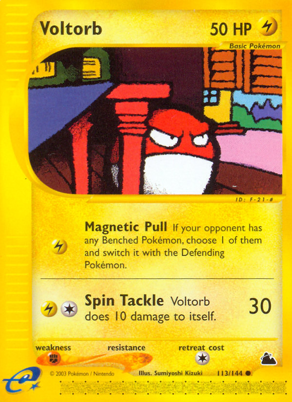 Voltorb (113/144) [Skyridge] | Mega City Incorporated