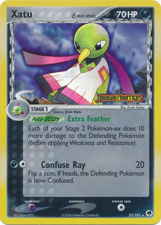 Xatu (25/101) (Delta Species) (Stamped) [EX: Dragon Frontiers] | Mega City Incorporated