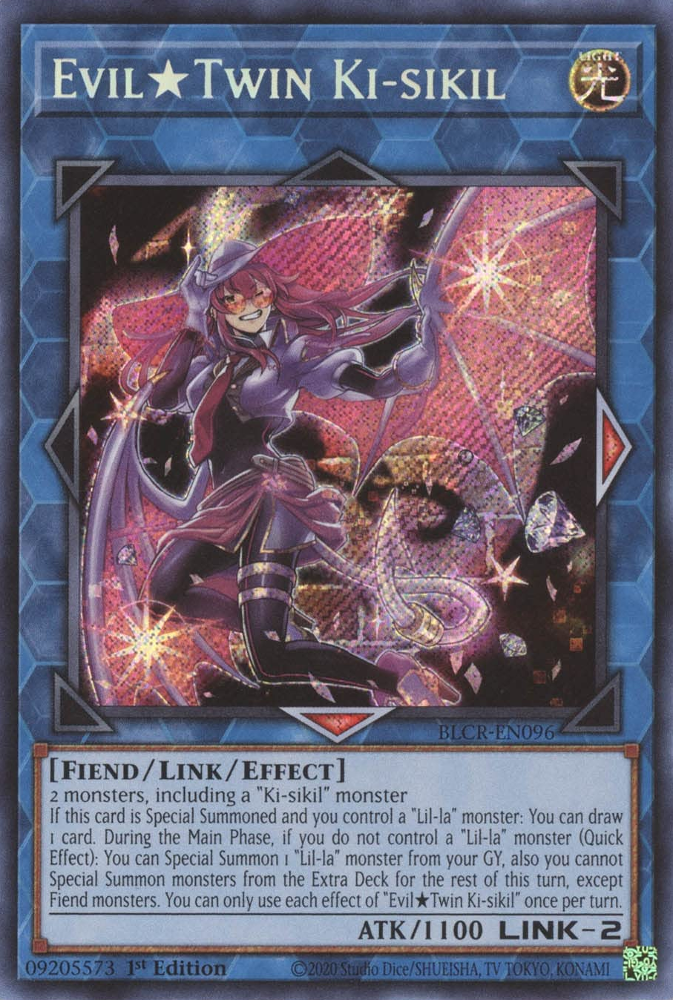 Evil Twin Ki-sikil [BLCR-EN096] Secret Rare | Mega City Incorporated